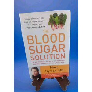 THE BLOOD SUGAR SOLUTION by Mark Hyman Hardcover book weight loss
